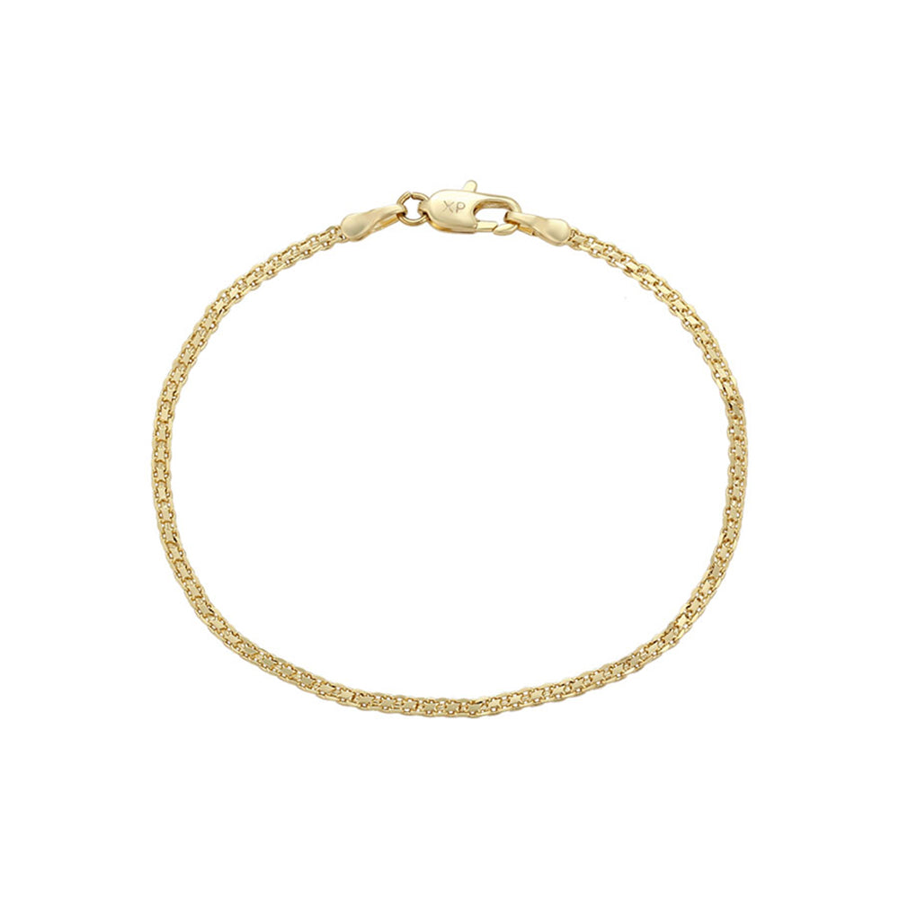 Pulsera de Aleación Bañado en Oro