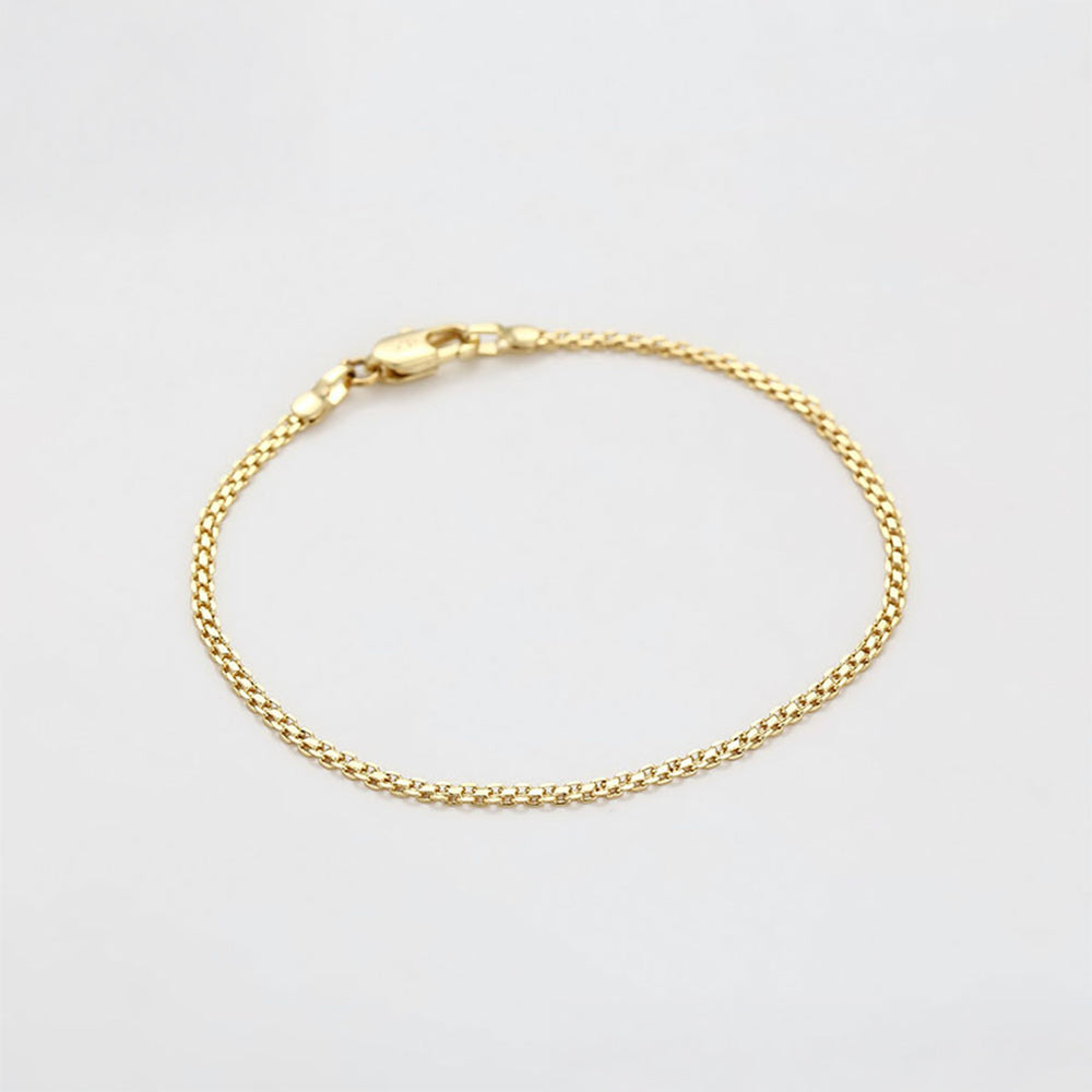Pulsera de Aleación Bañado en Oro