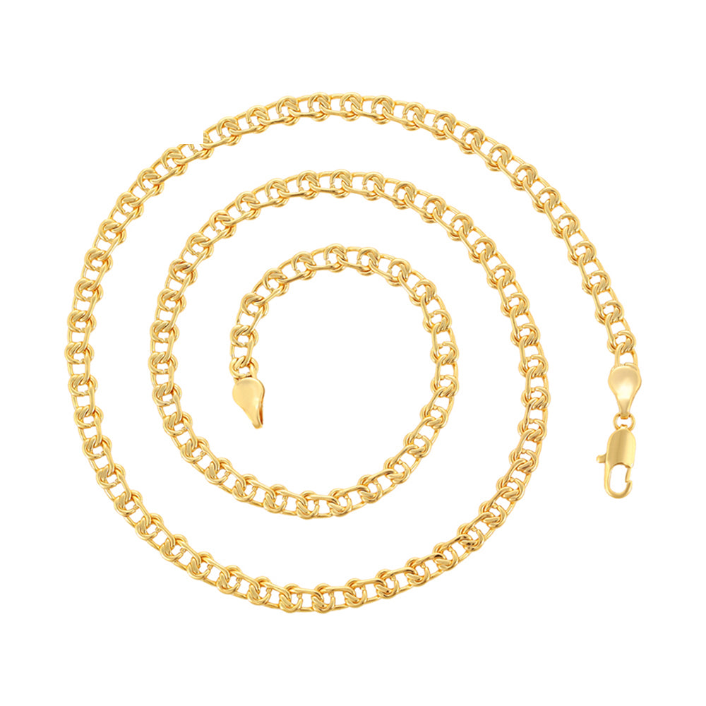 Collar de Aleación Bañado en Oro