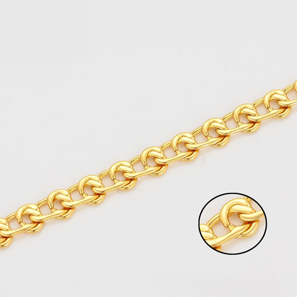 Collar de Aleación Bañado en Oro