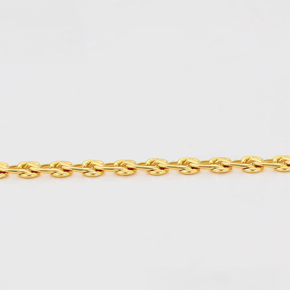 Collar de Aleación Bañado en Oro