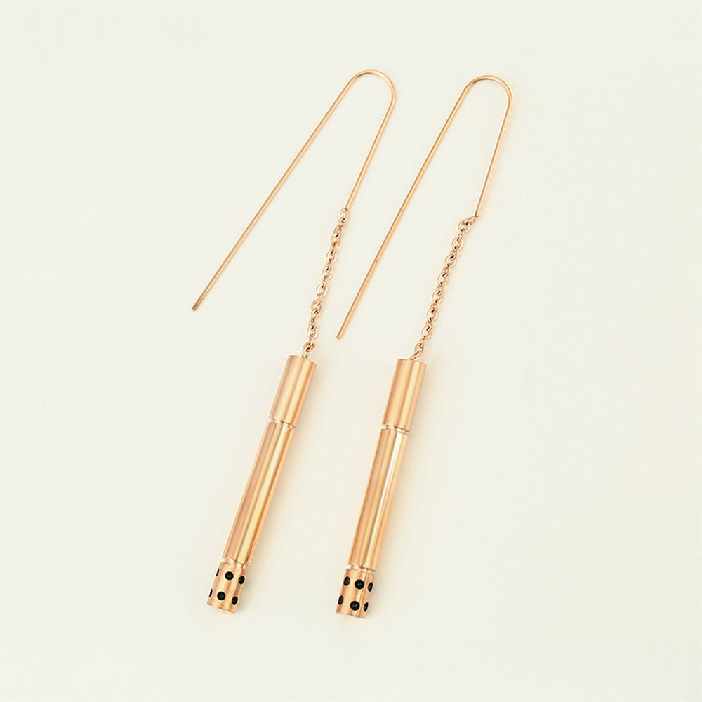 Conjunto de Aleación Bañado en Oro con Cristal Emporia® Rojo ( Collar +Pendientes +Colgante )
