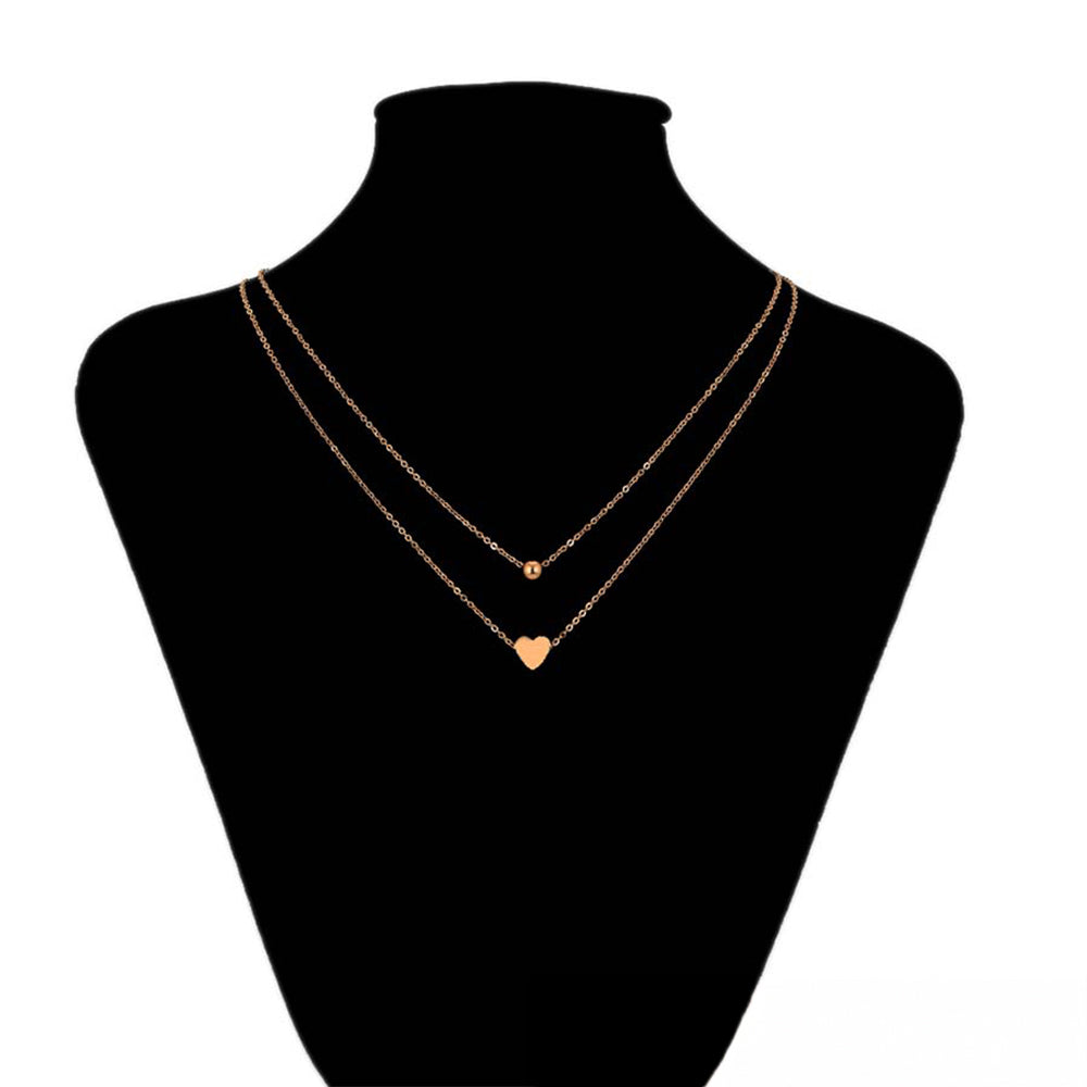 Conjunto de Aleación Bañado en Oro ( Collar +Pulsera )