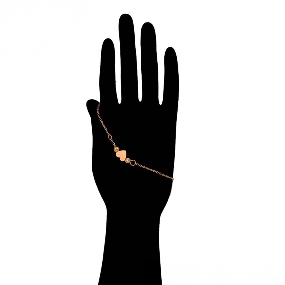 Conjunto de Aleación Bañado en Oro ( Collar +Pulsera )