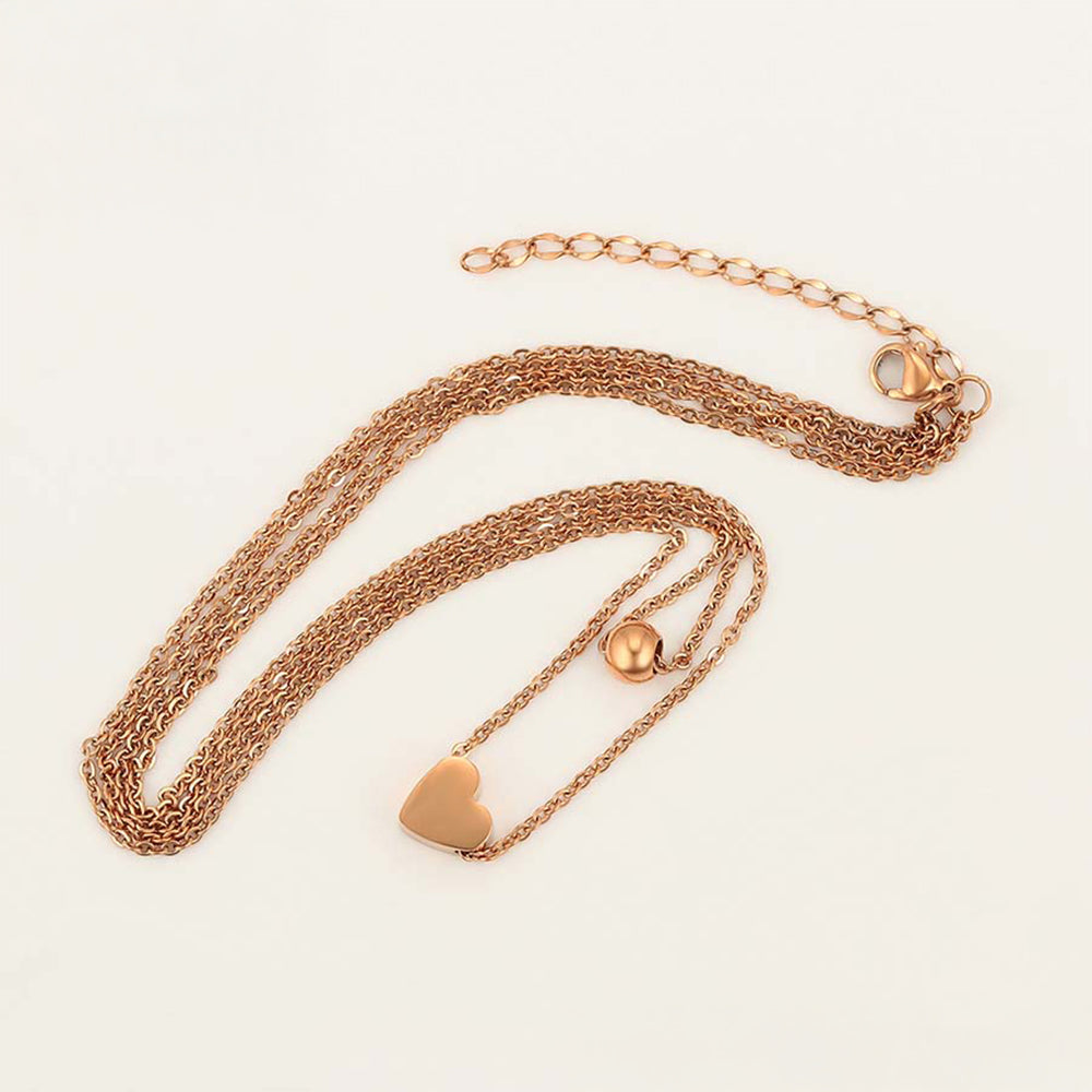 Conjunto de Aleación Bañado en Oro ( Collar +Pulsera )