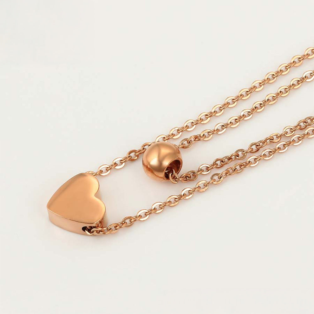 Conjunto de Aleación Bañado en Oro ( Collar +Pulsera )