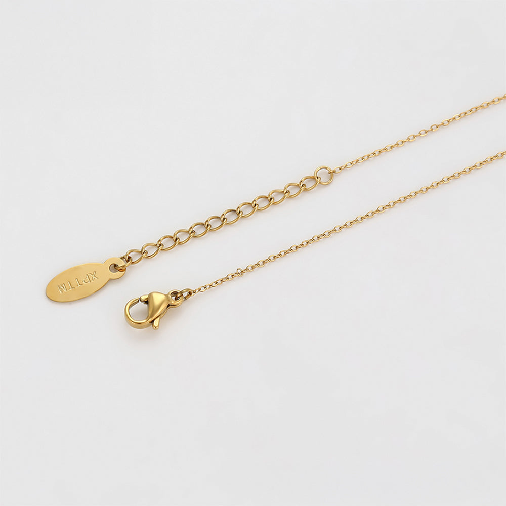 Pulsera de Aleación Bañado en Oro con Cristal Emporia® Verde