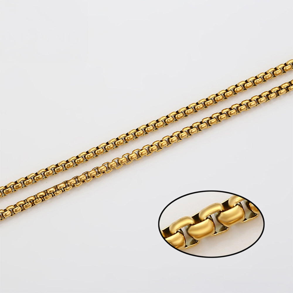 Collar de Aleación Bañado en Oro