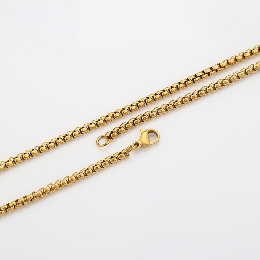 Collar de Aleación Bañado en Oro