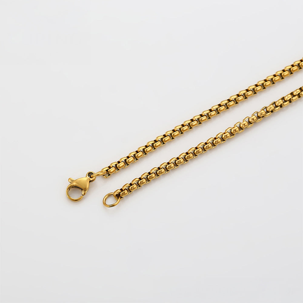 Collar de Aleación Bañado en Oro