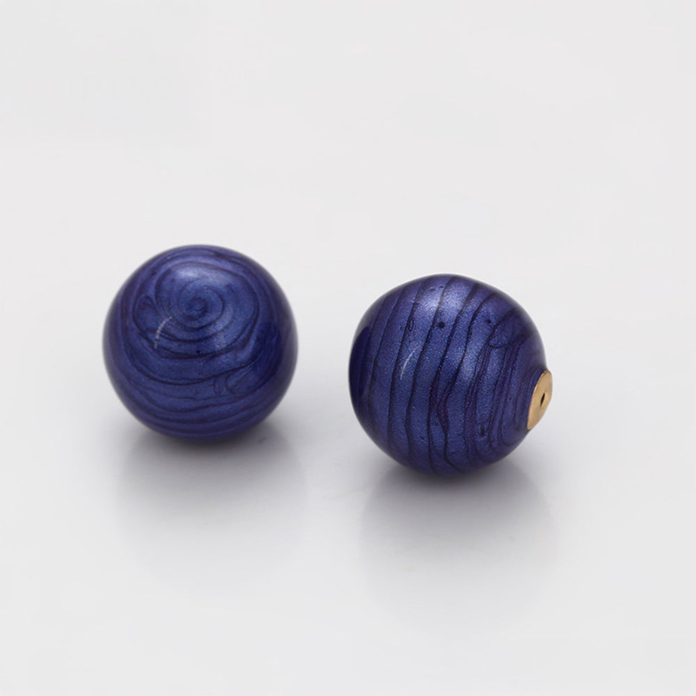 Talismán de Aleación Bañado en Oro con Cristal Emporia® Azul