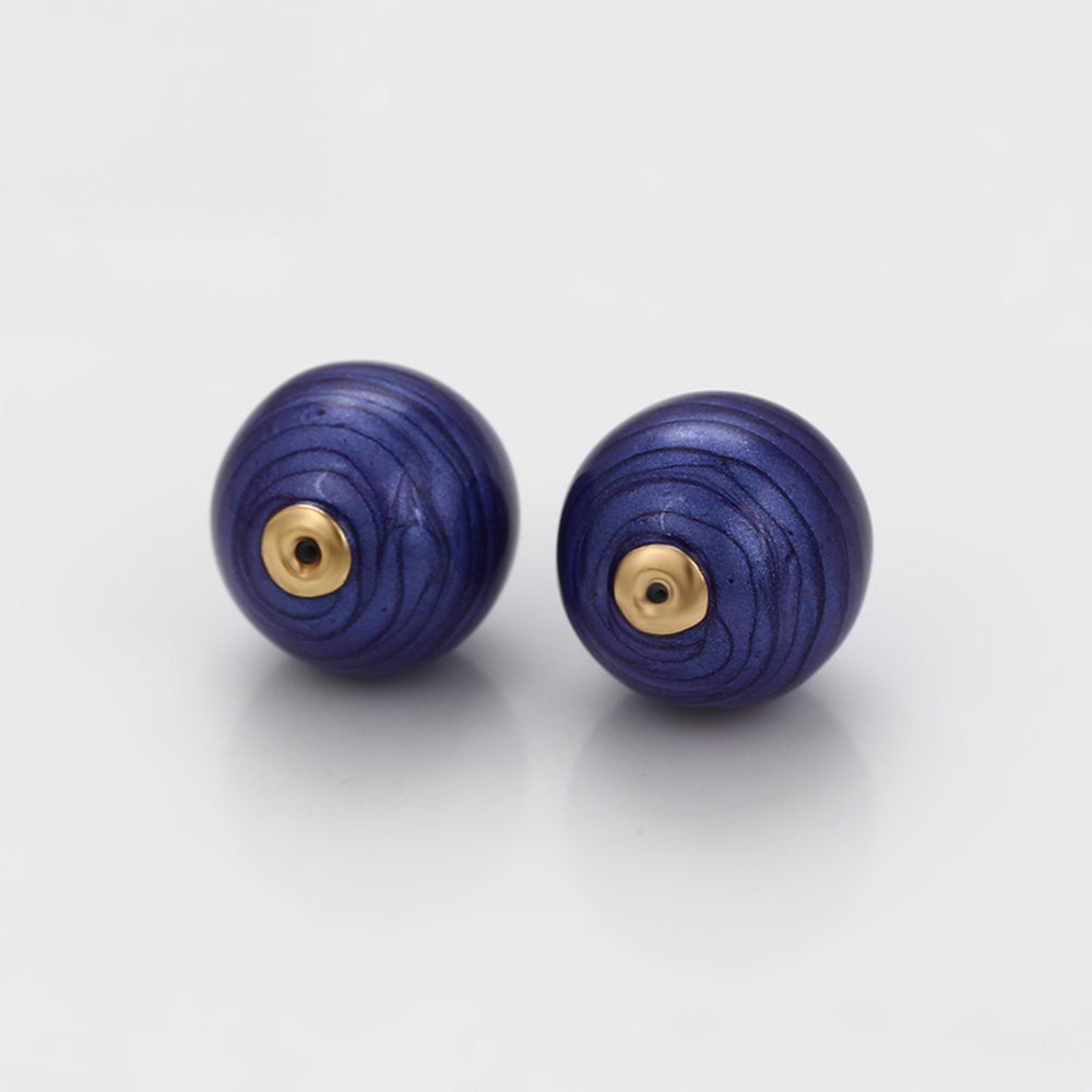 Talismán de Aleación Bañado en Oro con Cristal Emporia® Azul
