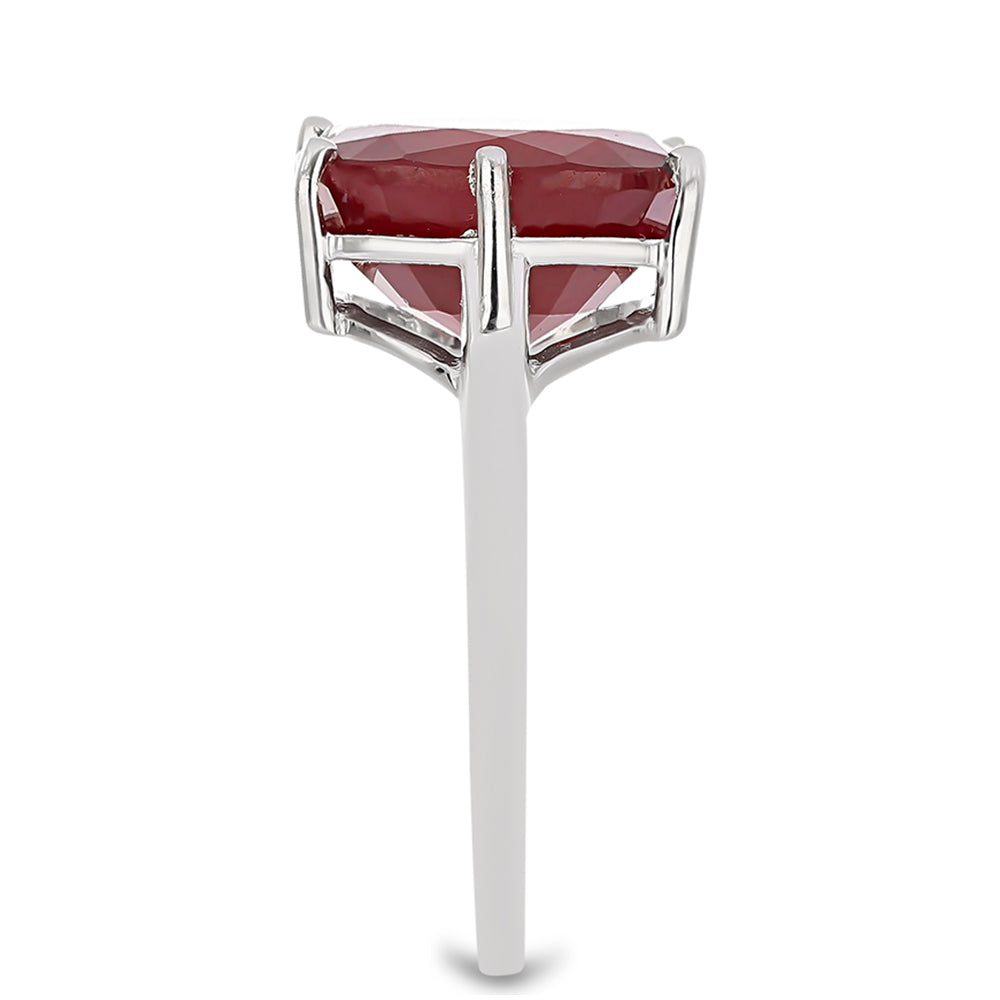 Anillo de Plata con Rubí de Madagascar