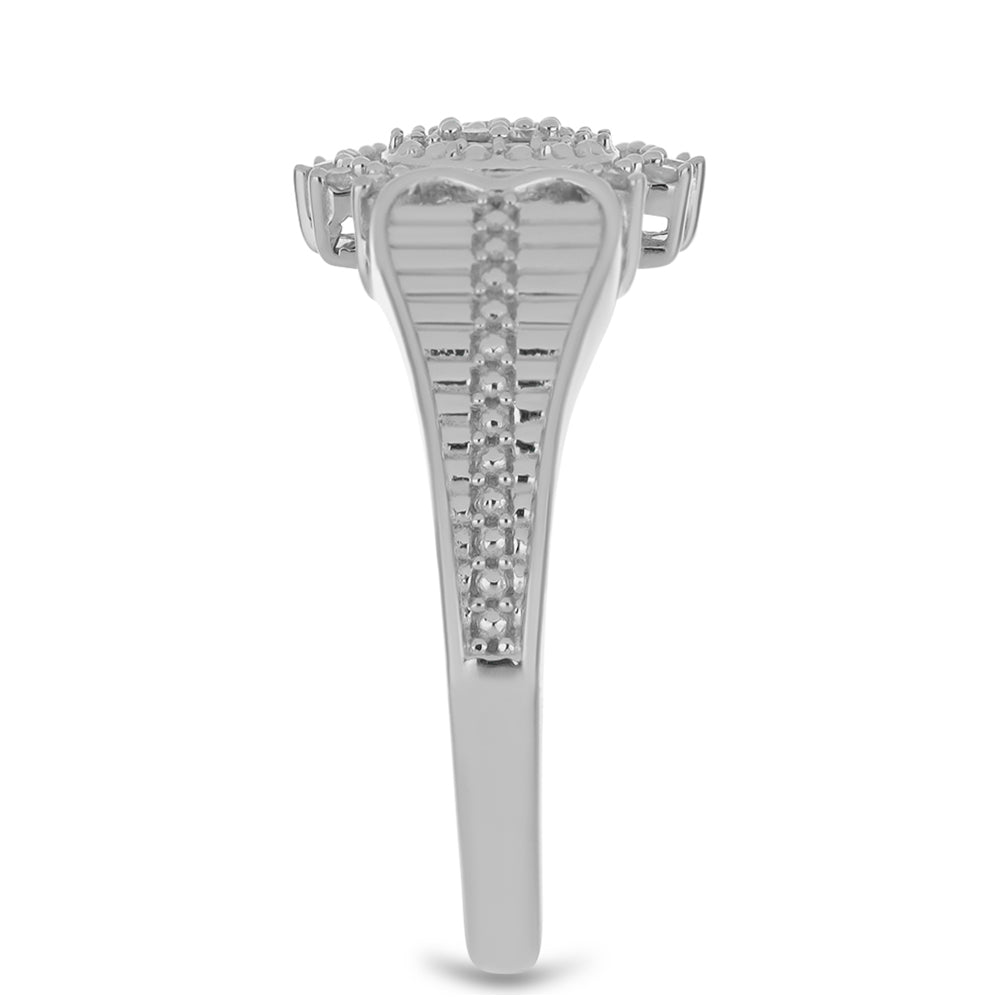 Anillo de Plata con Diamante blanco