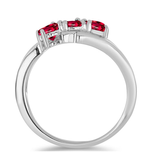 Anillo de Plata con Rubelita de Cruzeiro