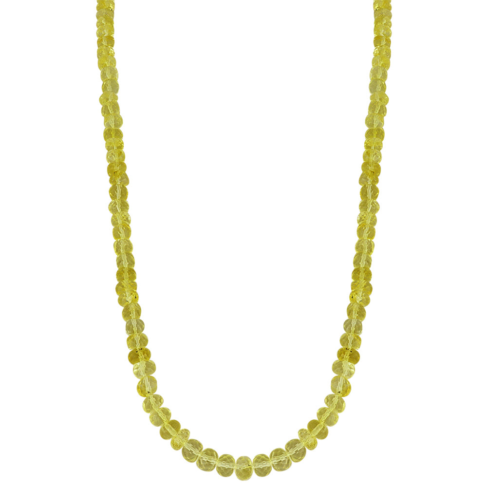 Collar de Plata con Citrino de los Montes Urales