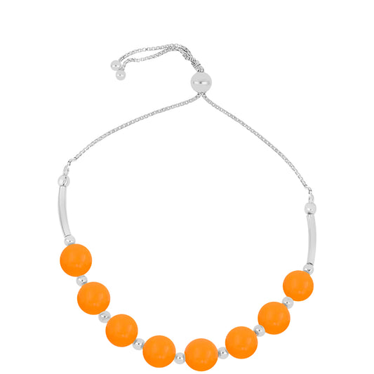 Pulsera de Plata con Jade Amarillo