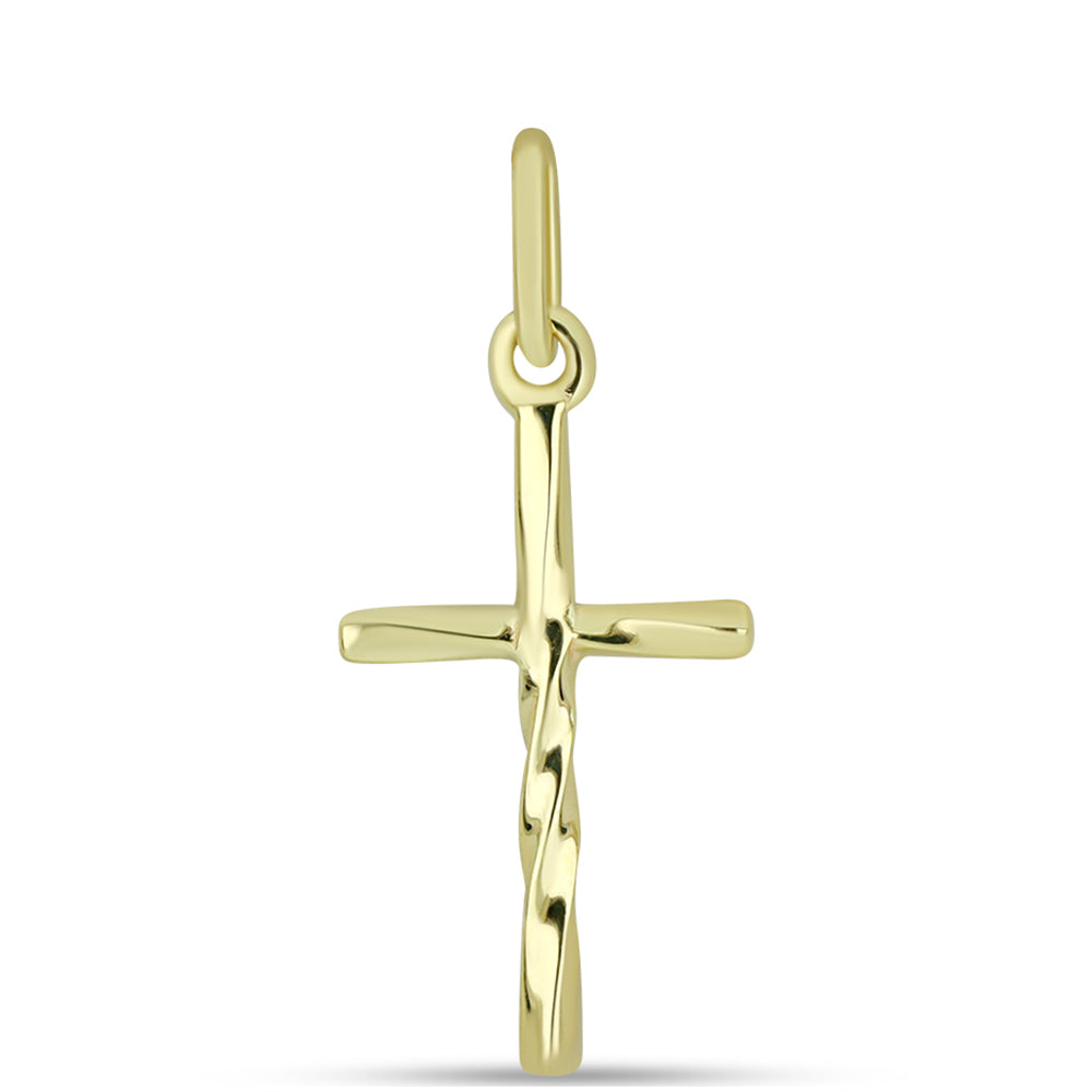 Cruz Colgante de Oro 9K