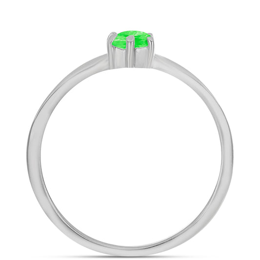 Anillo de Plata con Ópalo Hialita