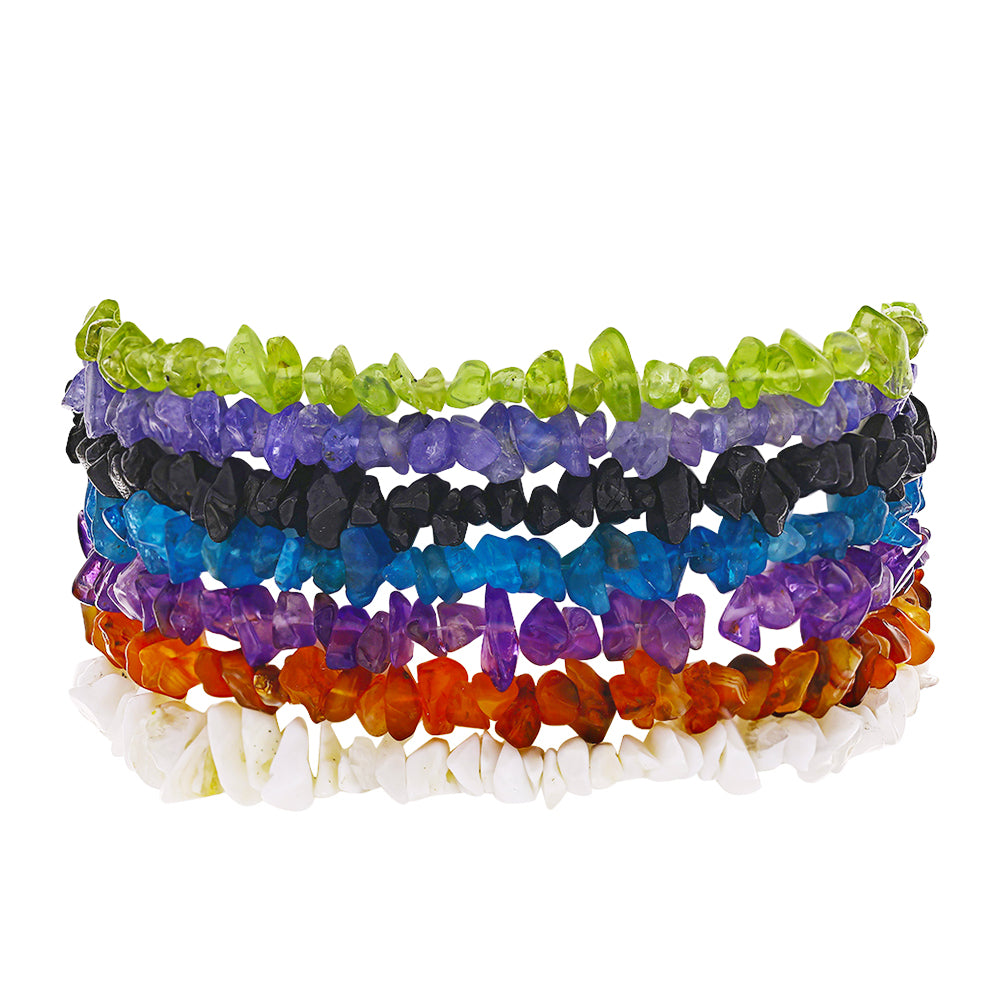 Conjunto Pepita con Tanzanita y Amatista de Marruecos ( Pulsera )