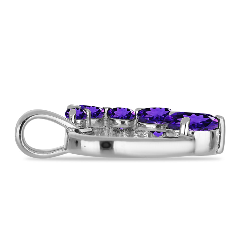 Colgante de Plata con Amatista de Marruecos