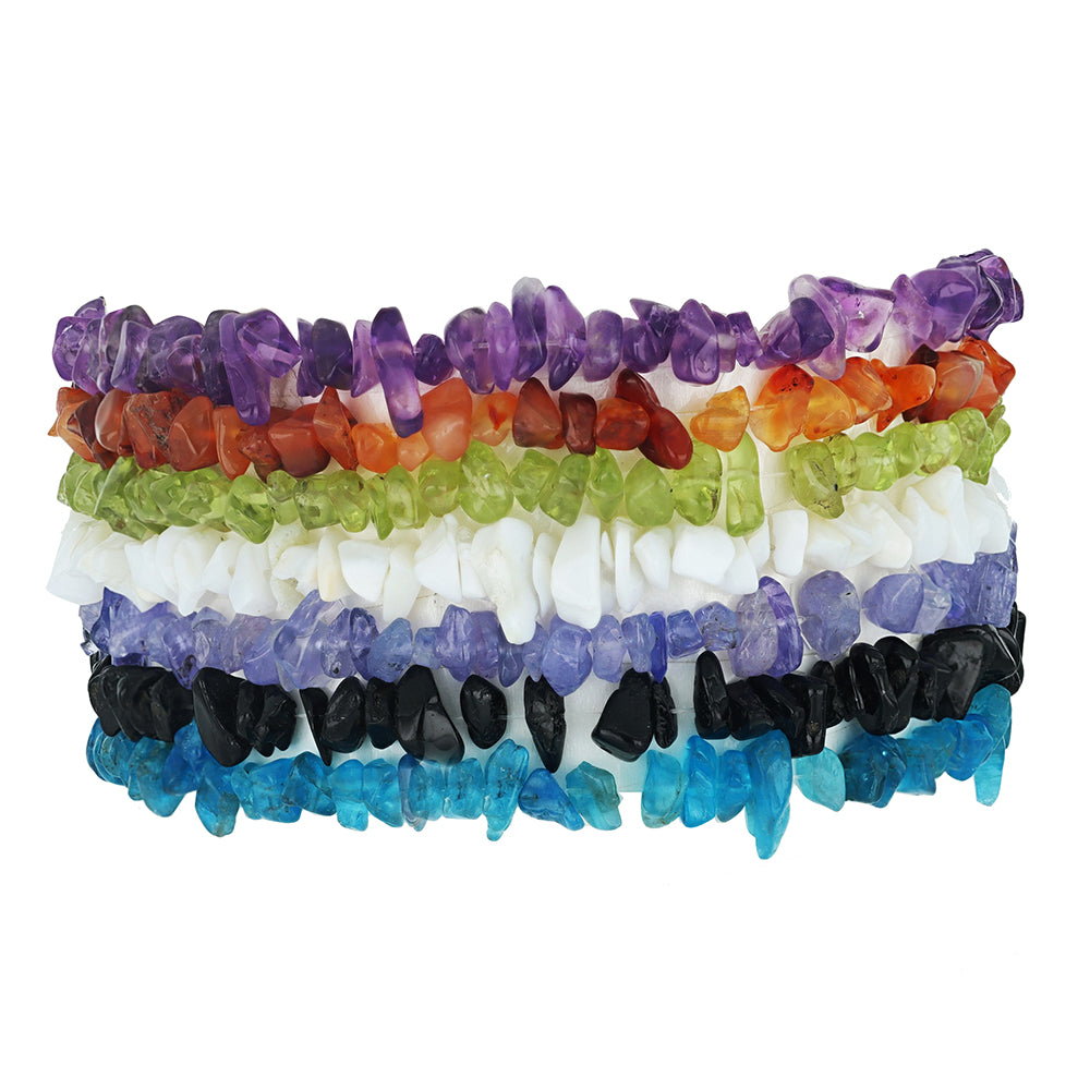 Conjunto Pepita con Tanzanita y Amatista de Marruecos ( Pulsera )