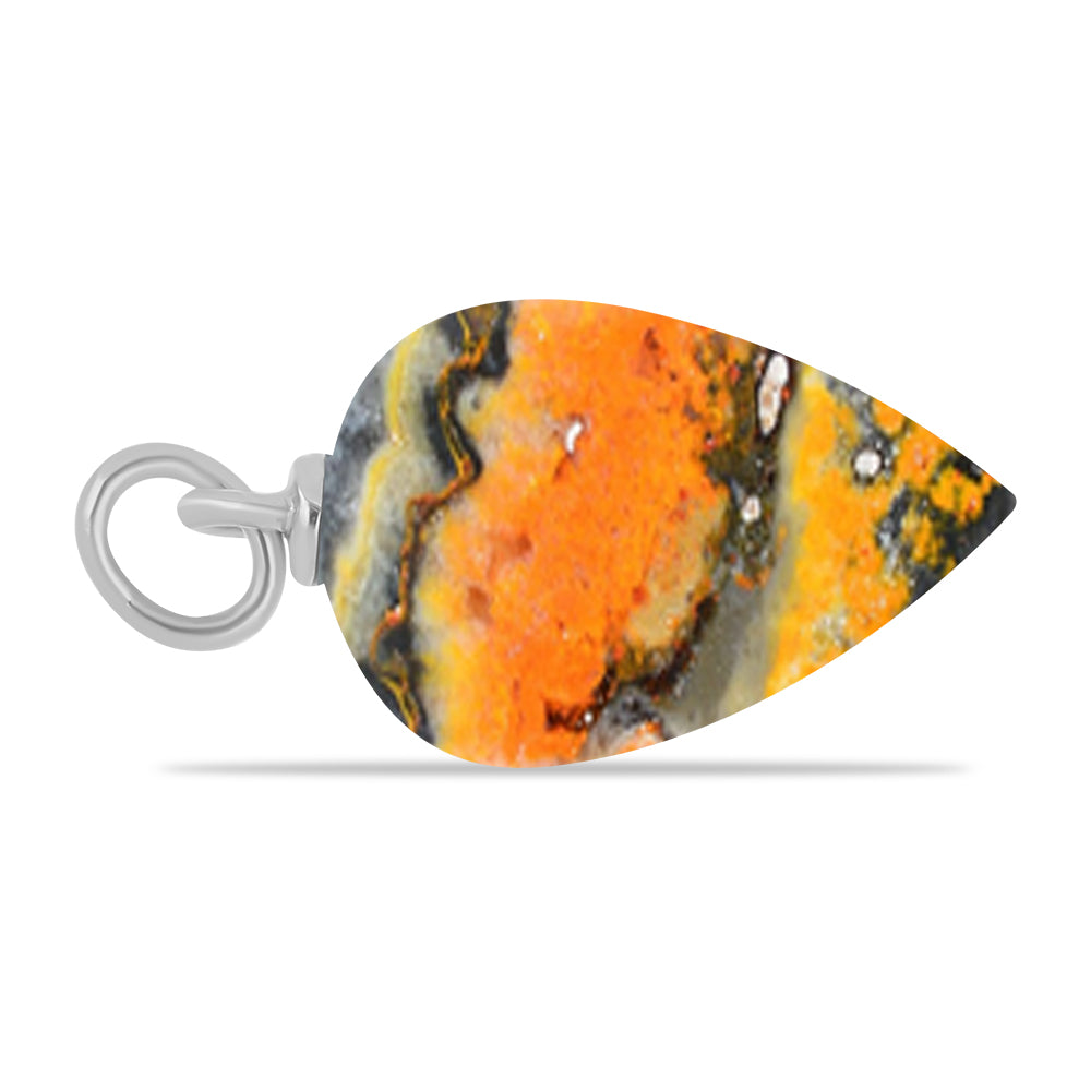 Colgante de Plata con Jasper de Bumble Bee