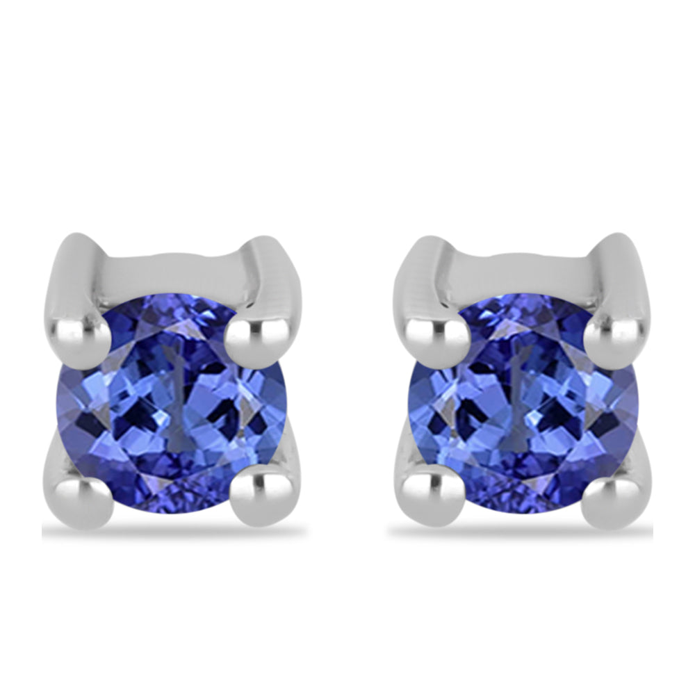 Pendientes de Plata con Tanzanita