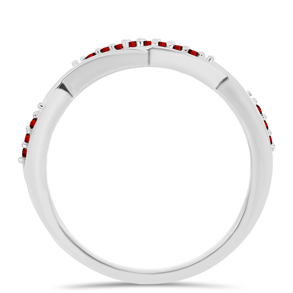 Anillo de Plata con Granate Barton