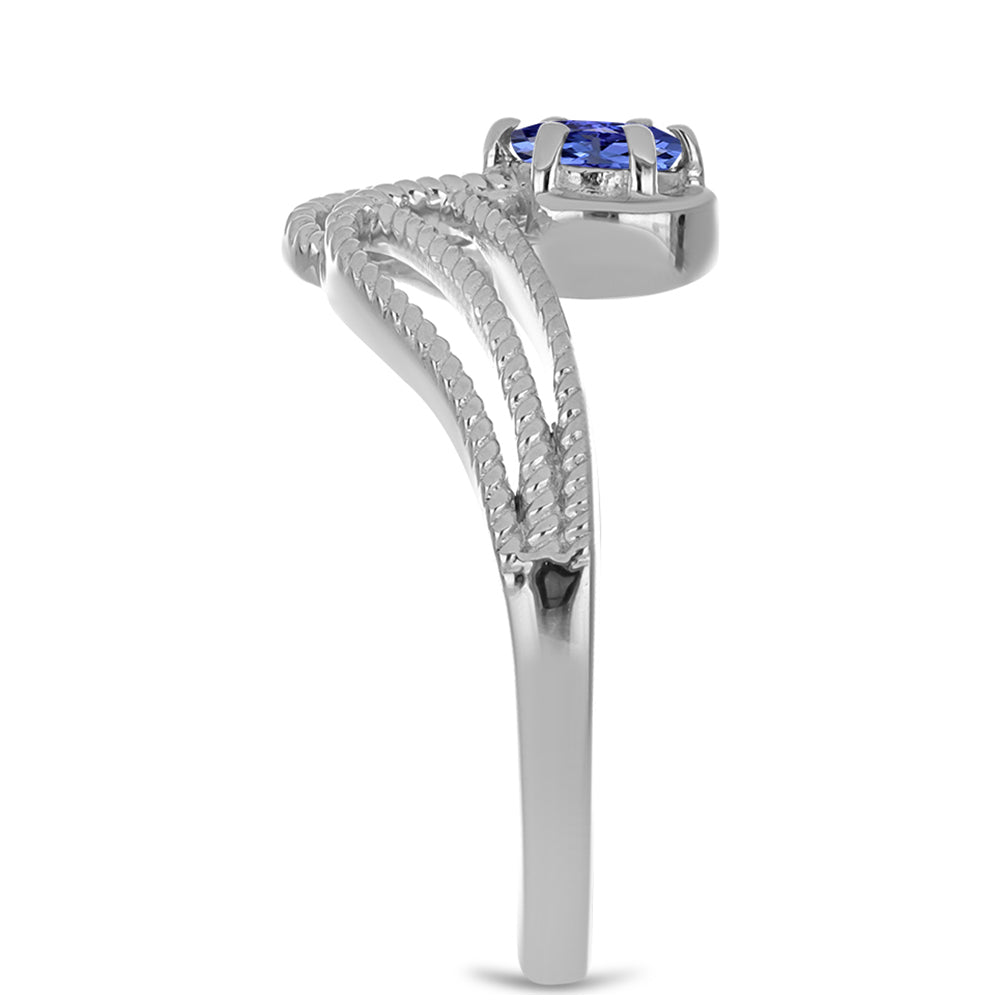 Anillo de Plata con Tanzanita