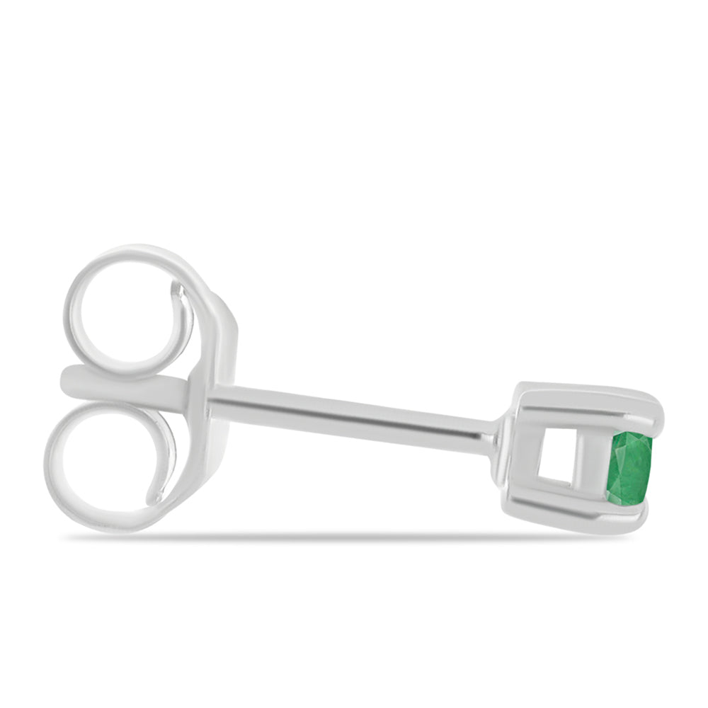 Conjunto de Plata con Esmeralda de Brasil ( Pendientes +Anillo +Colgante )