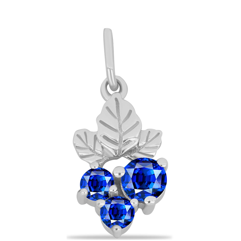 Colgante de Plata con Zafiro Azul Australiano