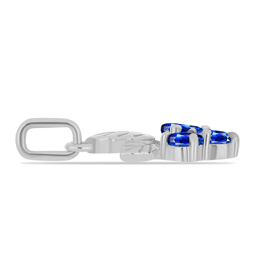 Colgante de Plata con Zafiro Azul Australiano