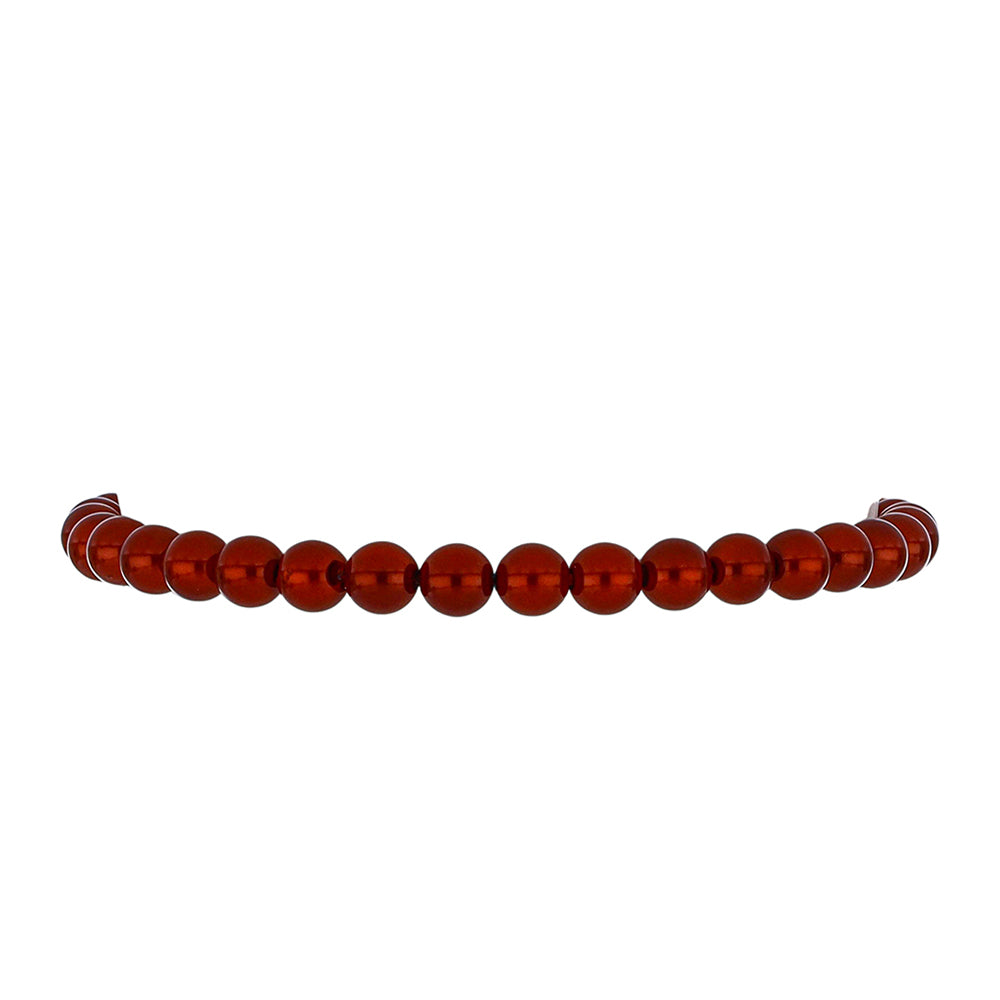 Conjunto Pepita con Perla roja de río ( Collar +Pendientes +Pulsera )