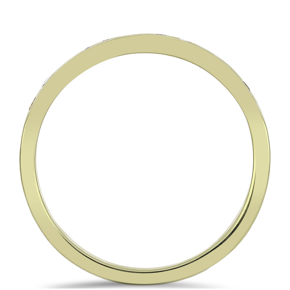 Anillo de Plata Bañada en Oro con Zafiro Arco Iris Rosebery