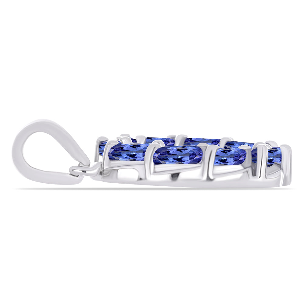 Colgante de Plata con Tanzanita