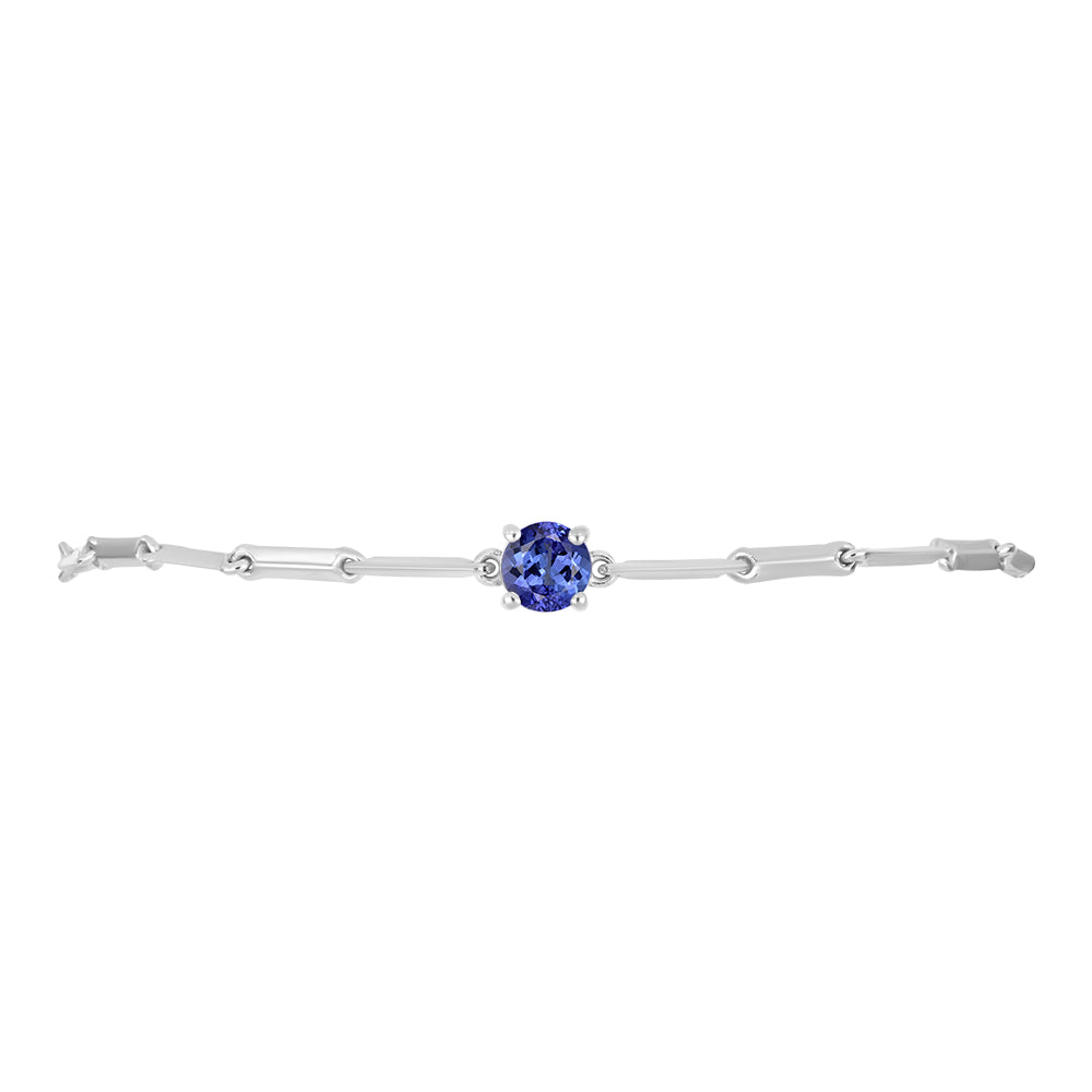 Pulsera de Plata con Tanzanita