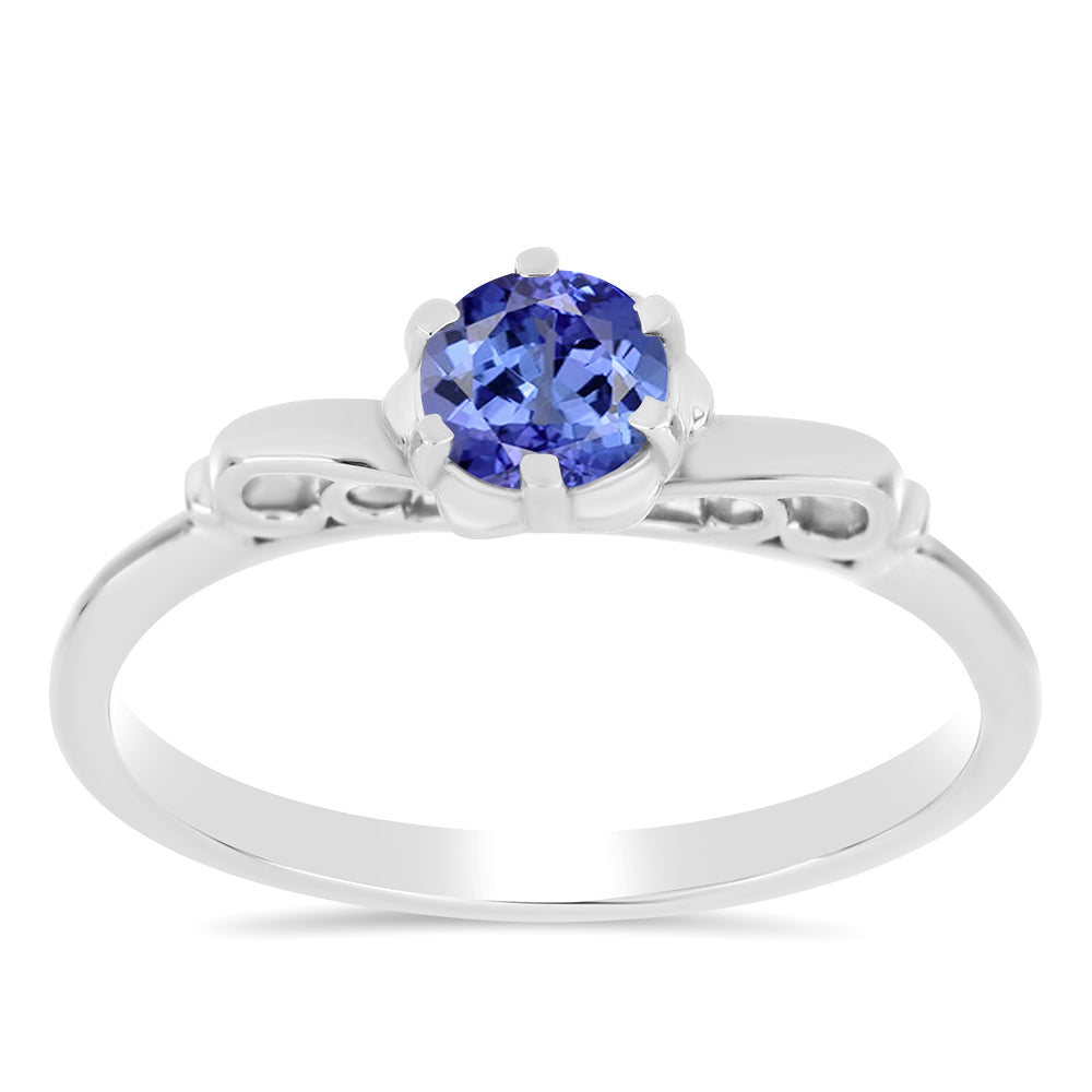 Anillo de Plata con Tanzanita