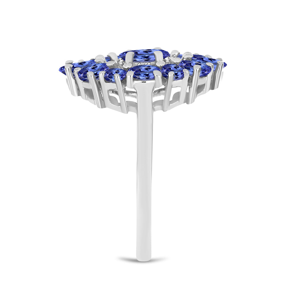 Anillo de Plata con Tanzanita