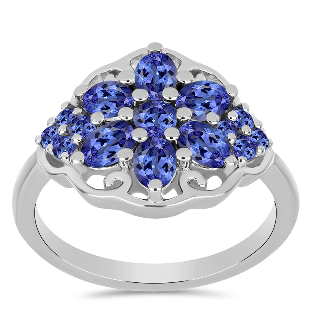 Anillo de Plata con Tanzanita