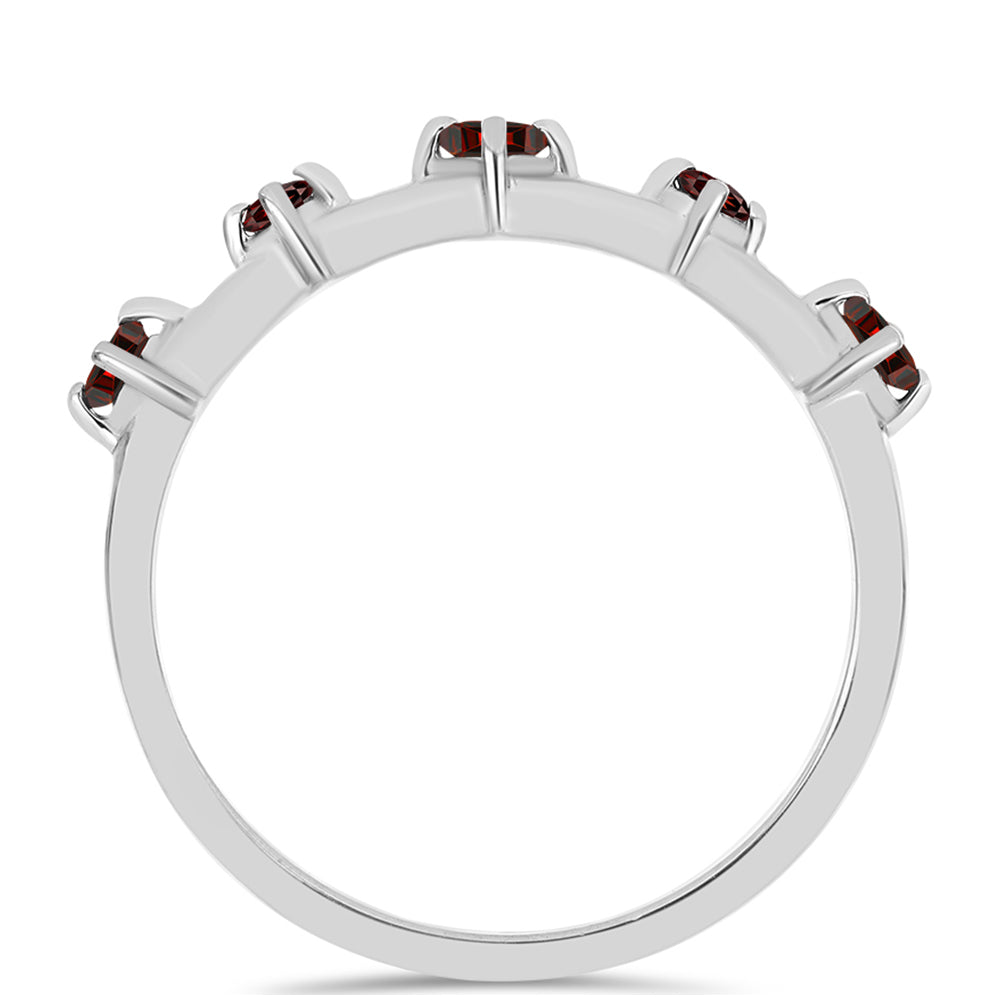 Anillo de Plata con Granate Barton