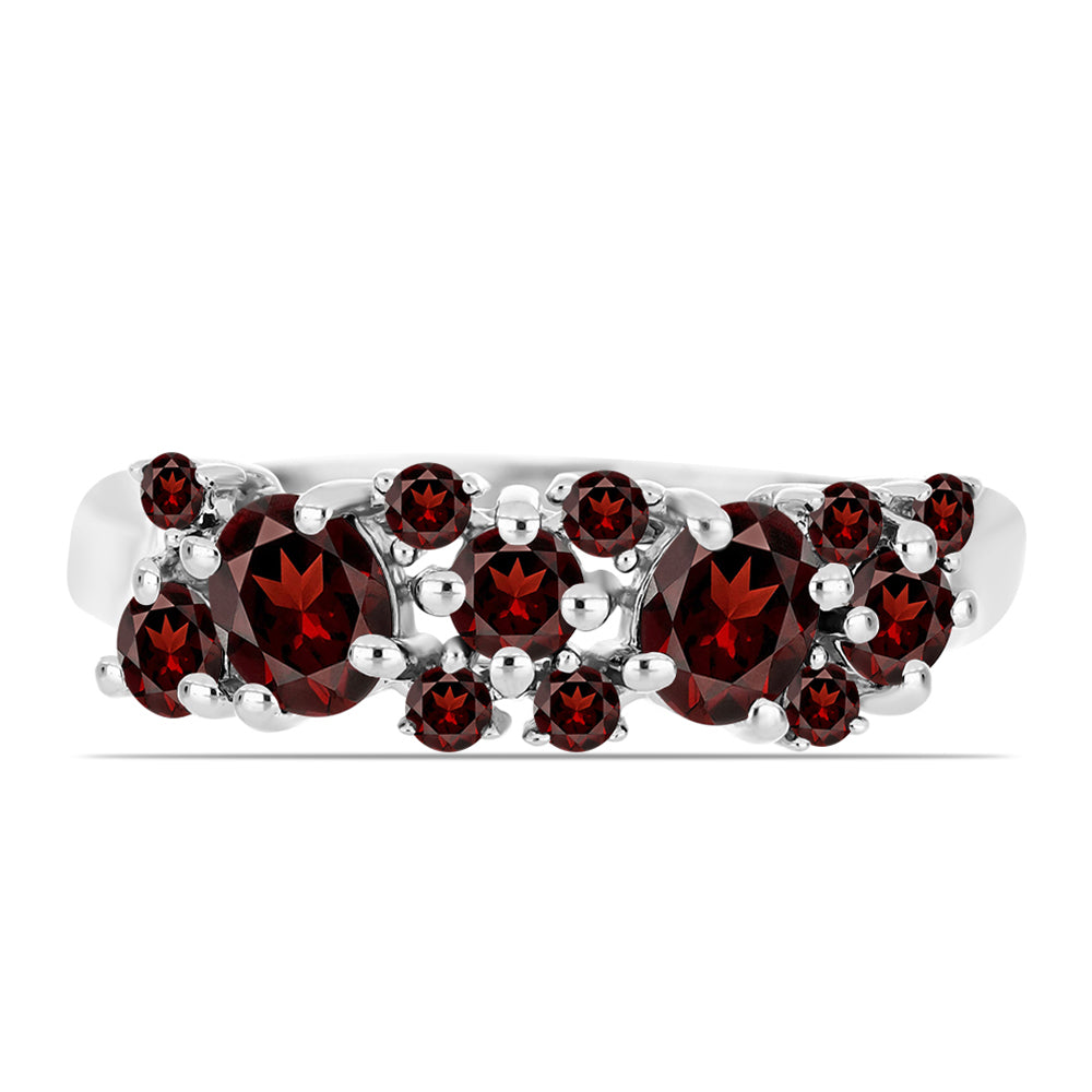 Anillo de Plata con Granate Barton