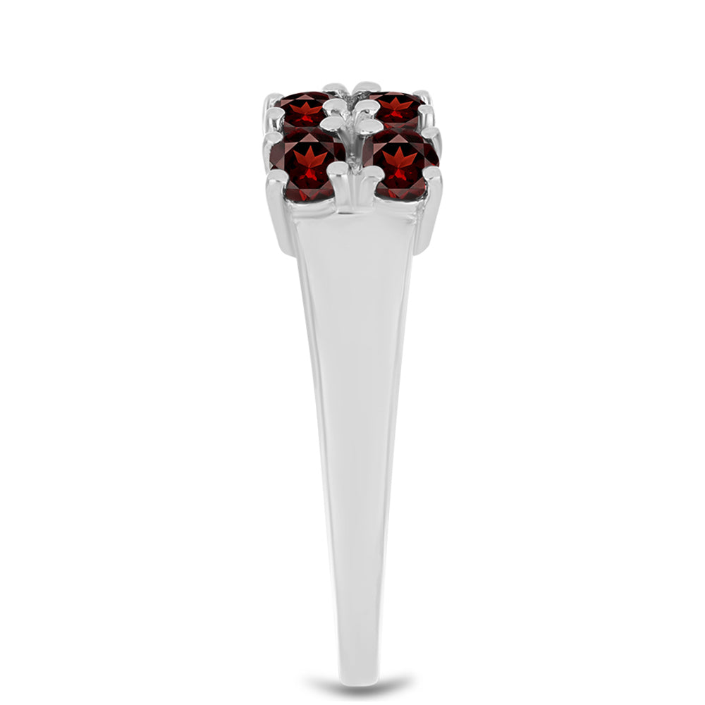 Anillo de Plata con Granate Barton