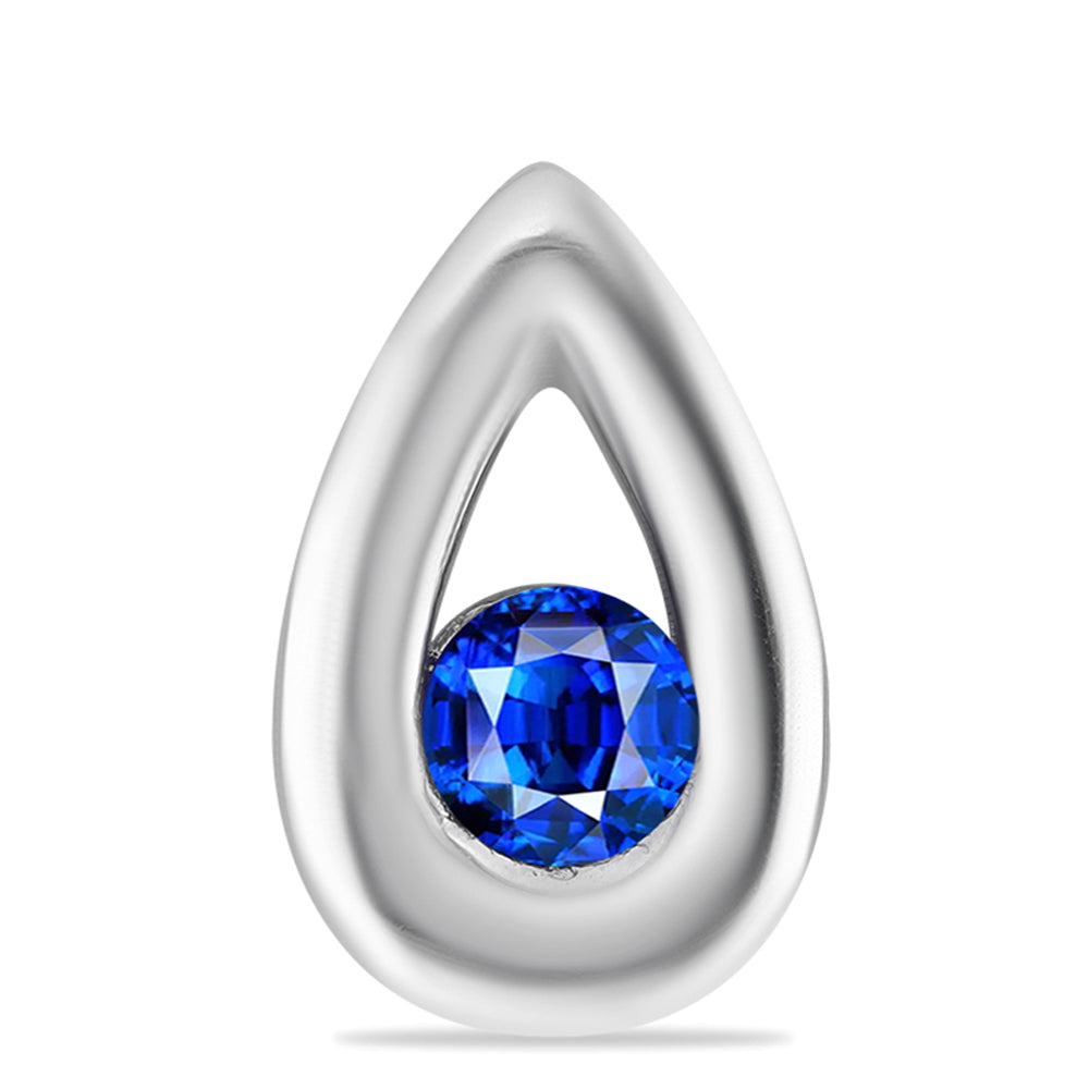 Colgante de Plata con Zafiro Azul Australiano