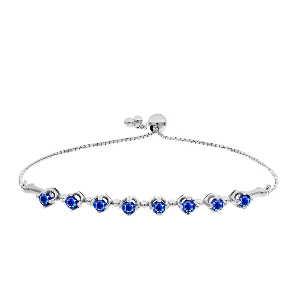 Pulsera de Plata con Zafiro Azul Australiano