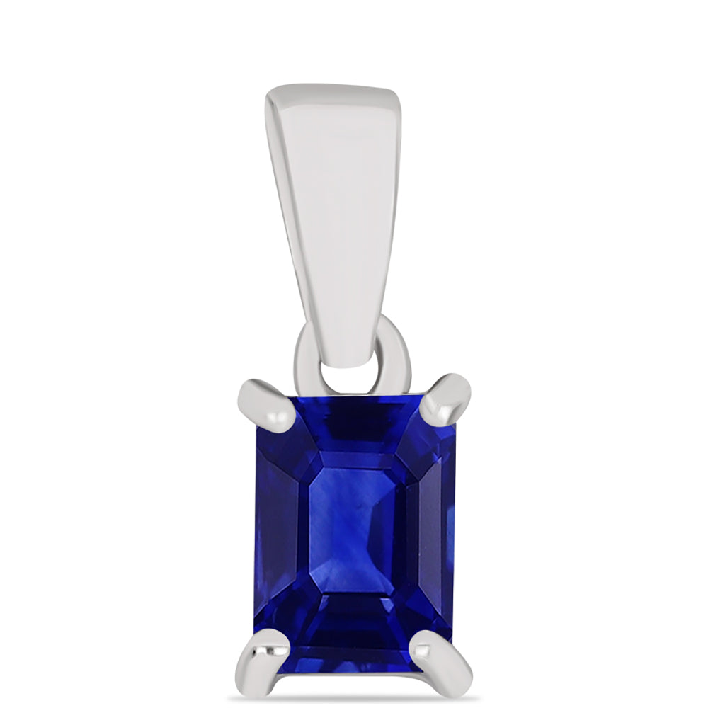 Colgante de Plata con Zafiro Azul Australiano