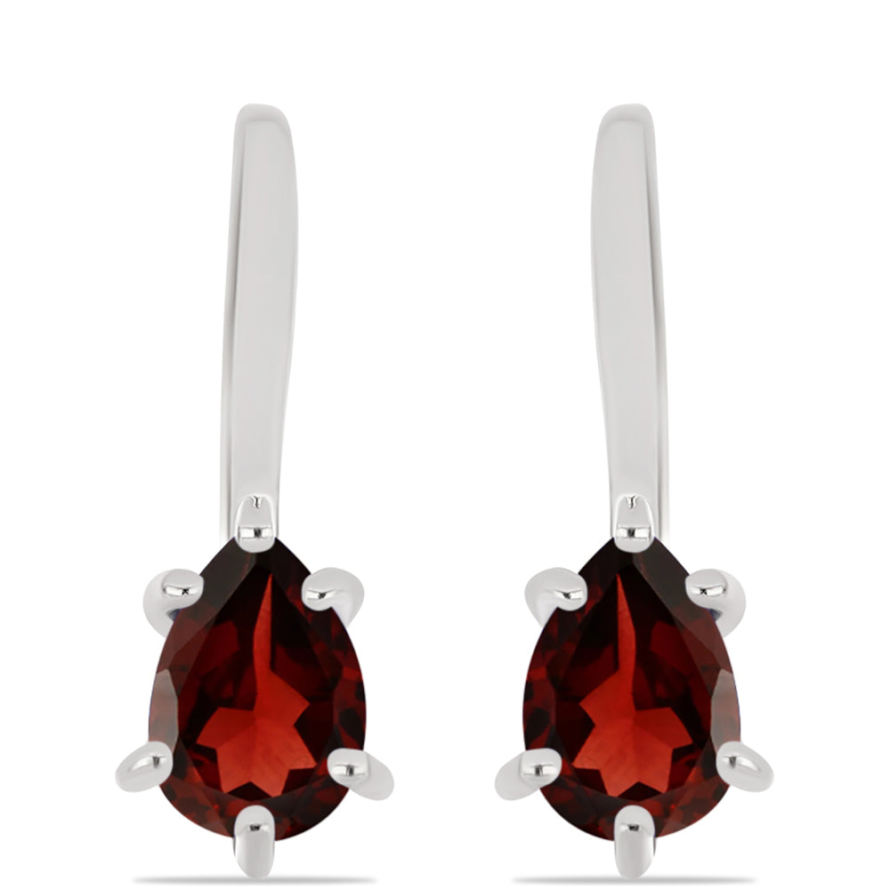 Pendientes de Plata con Granate Barton
