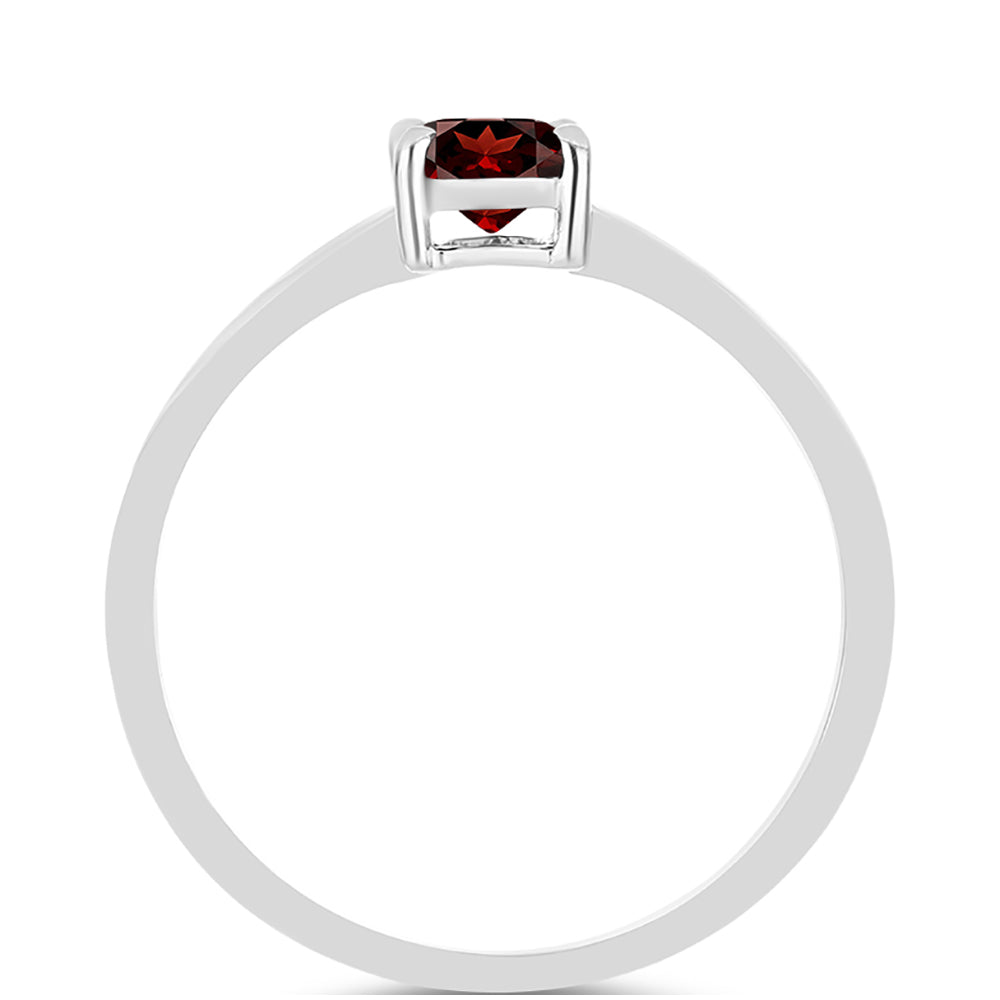 Anillo de Plata con Granate Barton