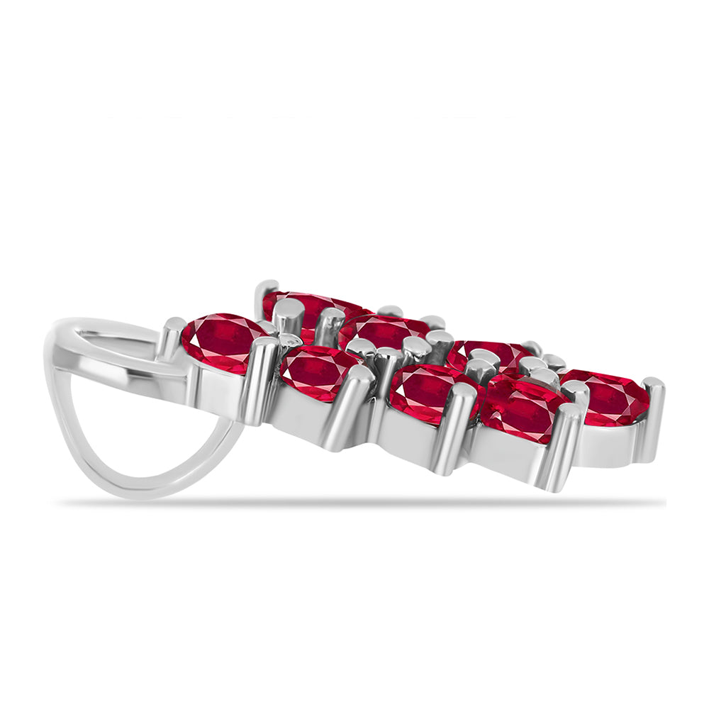 Colgante de Plata con Rubí de Madagascar