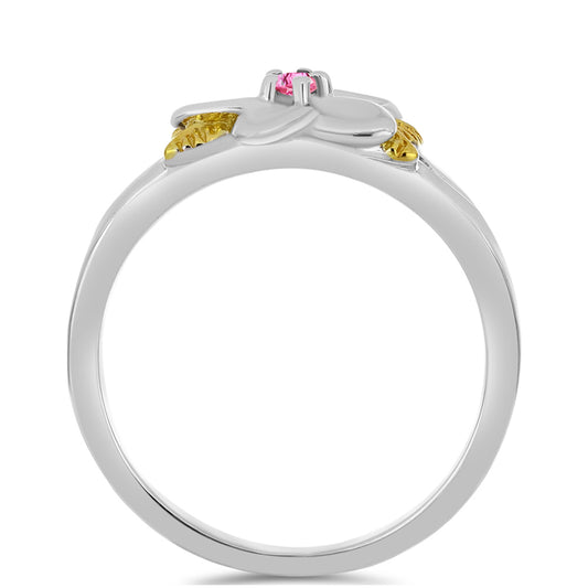 Anillo de Plata con Turmalina Rosa de Pelmadulla